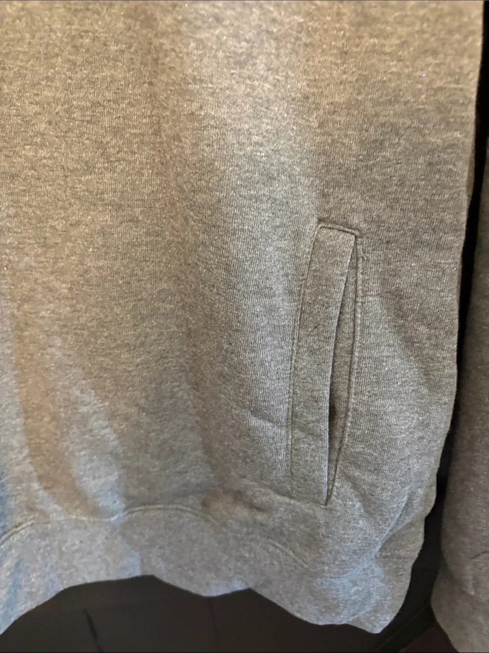 Colosseum Gray Quarter-Zip Pullover with Maroon Zipper and Gold Logo